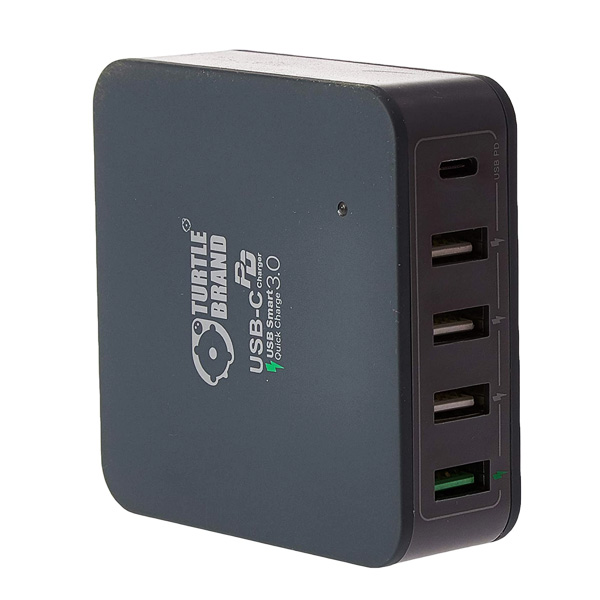 آداپتور-رو-میزی-5-پورت-40-وات-تورتل-برند-مدل-TB0089