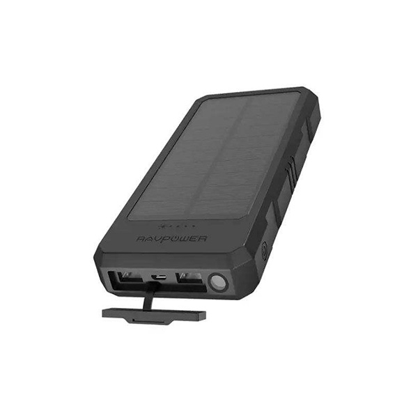 شارژر-همراه-خورشیدی-راو-پاور-مدل-RP-PB124-BK-ظرفیت-15000-میلی-آمپر-ساعت