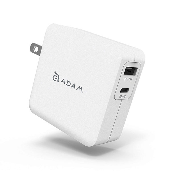 شارژر-30-وات-آدام-المنتس-USB-C-PD-3.0-مدل-OMNIA-F2