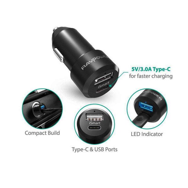 شارژر-فندکی-راو-پاور--RP-PC022