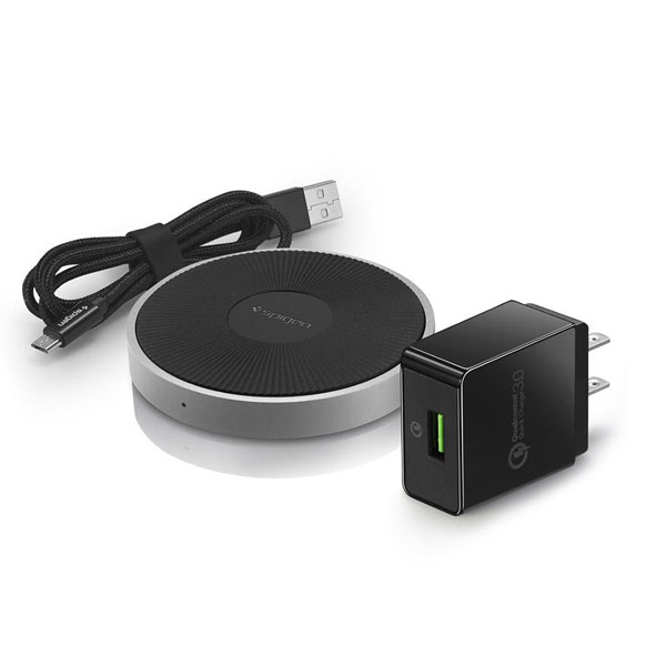 شارژر-وایرلس-اسپیگن-مدل-Spigen-Essential-F306W-Wireless-Charger