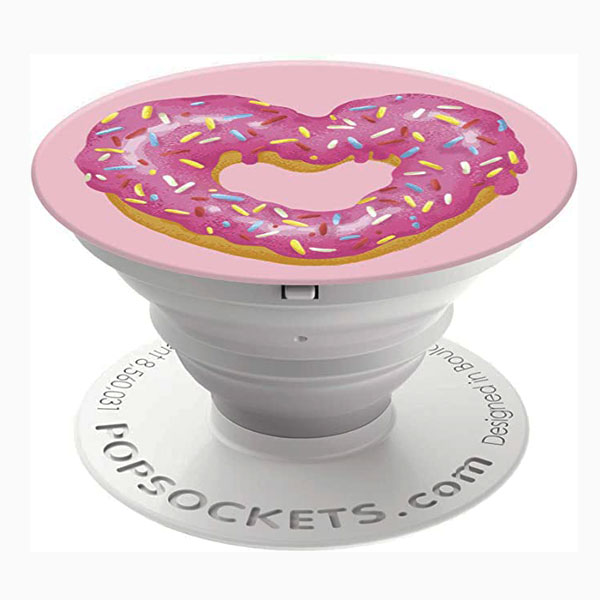 پایه-نگهدارنده-گوشی-موبایل-پاپ-سوکت-strawberry-Heart-Donut