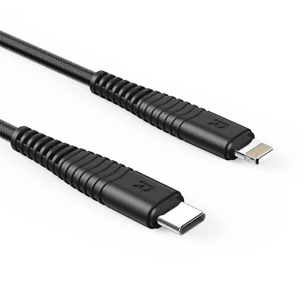 کابل-تبدیل-USB-C-به-لایتنینگ-راوپاور-مدل-CB-020-طول-1-متر