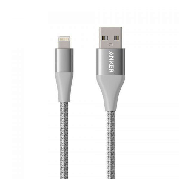 کابل-تبدیل-USB-به-لایتنینگ-انکر-مدل-A8453-PowerLine-II-Plus-silver-طول-1.8-متر