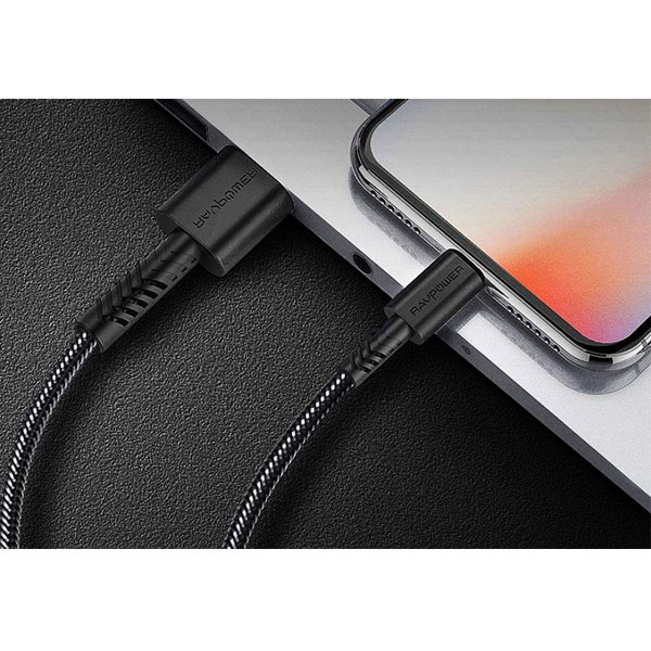 کابل-تبدیل-USB-به-لایتنینگ-راو-پاور-RP-CB012-طول-1.2-متر