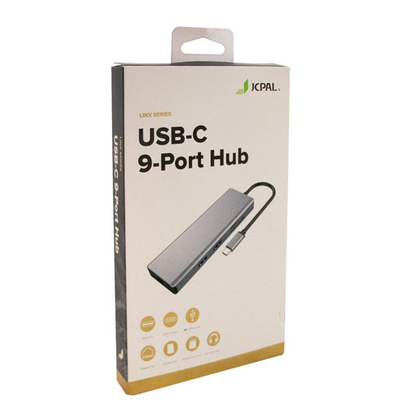 هاب-9-پورت-USB-C-جی-سی-پال-Linx-JCP6179