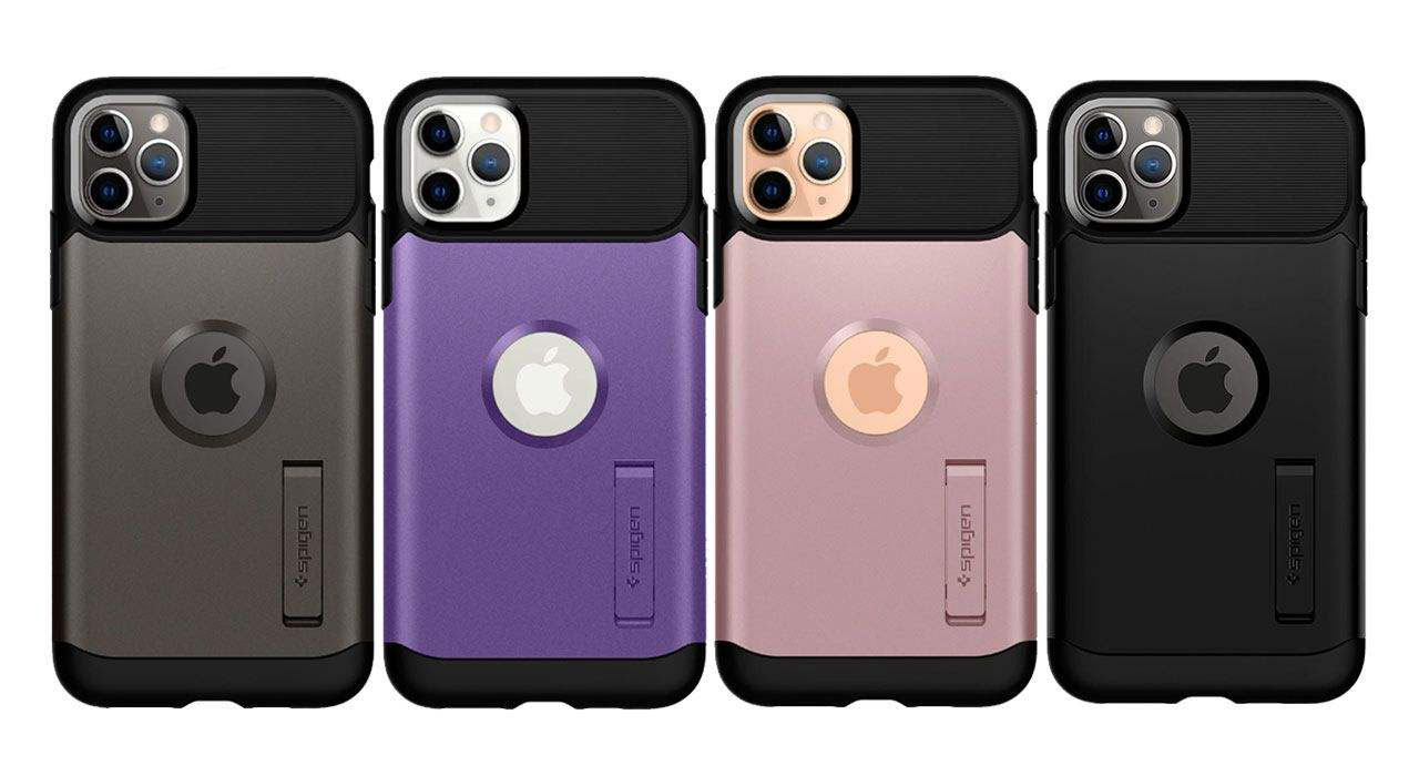 کاور-اسپیگن-مدل-Slim-Armor-محافظ-گوشی-موبایل-اپل-Iphone-11-Pro-Max