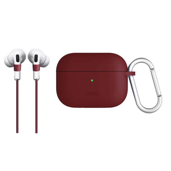 کاور-محافظ-یونیک-مدل-زرشکی-Vencer-مناسب-برای-کیس-هدفون-اپل-AirPods-Pro