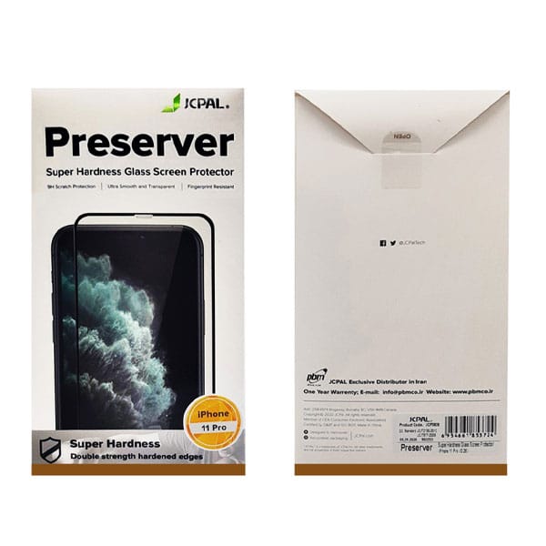 محافظ-صفحه-نمایش-JCPAL-مدل-Preserver-Super-Hardness-مناسب-برای-iPhone-11-Pro