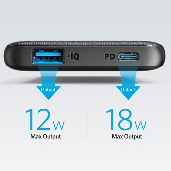 پاوربانک-انکر-مدل-Anker-PowerCore-A1231-2ظرفیت-10000-میلی-آمپر