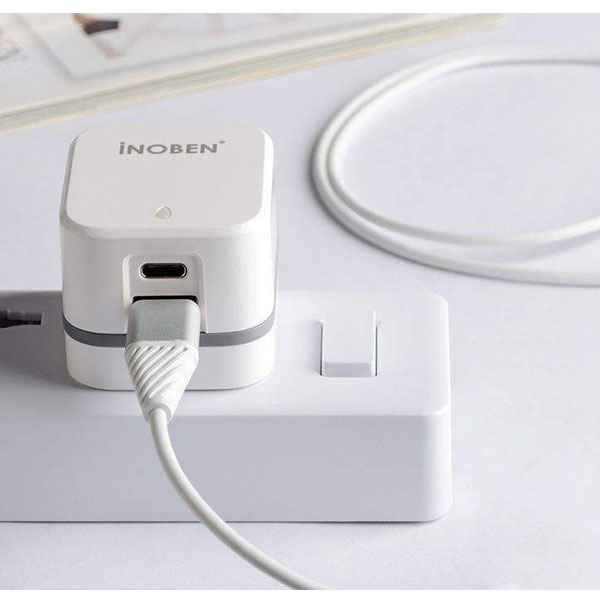 شارژر-دیواری-آینوبن-مدلwhite-W34c