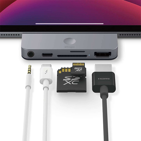 هاب-5-پورت-USB-C-الاگو-مدل-EUSBC-HB-PO