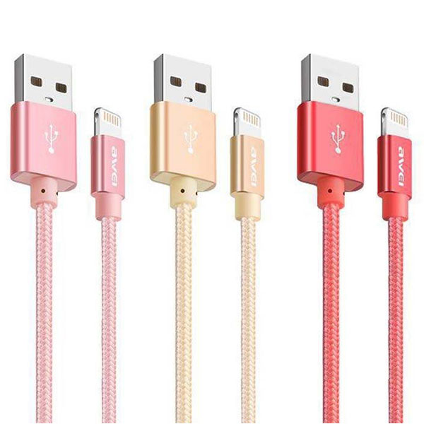 کابل-تبدیل2-USB-به-لایتنینگ-اوی-مدل-CL-988-به-طول-30-سانتی-متر