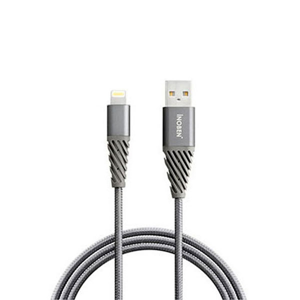 کابل-دیتا-و-شارژGRY-Lightning-کنفی-آینوبن-مدل-INB-30101-به-طول-1.2-متر