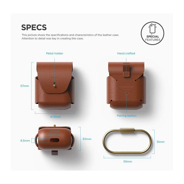 کاور-الاگو-مدل-Leather-Caseمناسب-برای-کیس-ایرپاد