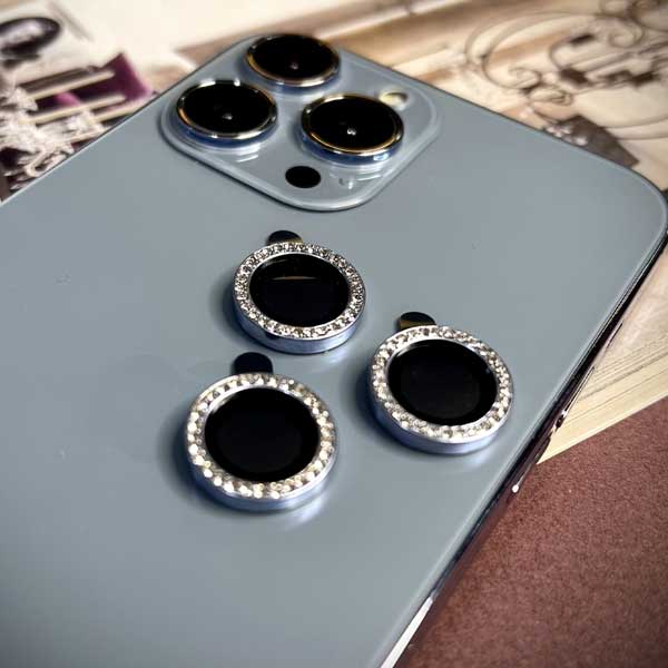 محافظ-لنز-دوربین-مجزا-نگین-دار-مناسب-8برای-گوشی-آیفون-سری-13